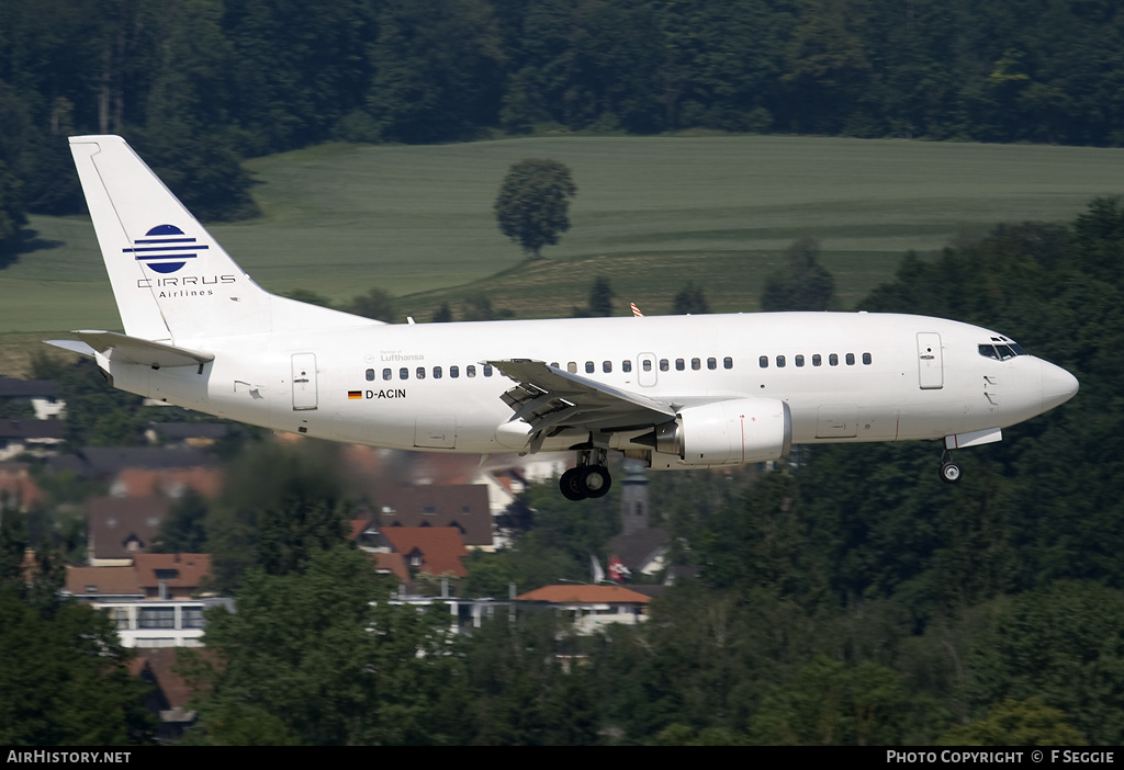 Aircraft Photo of D-ACIN | Boeing 737-53C | Cirrus Airlines | AirHistory.net #58333