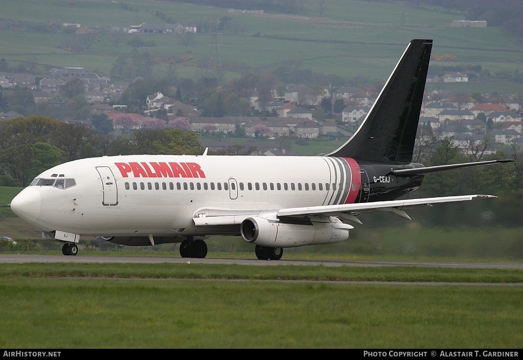 Aircraft Photo of G-CEAJ | Boeing 737-229/Adv | Palmair | AirHistory.net #58347