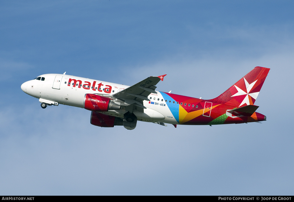 Aircraft Photo of 9H-AEM | Airbus A319-111 | Air Malta | AirHistory.net #58351