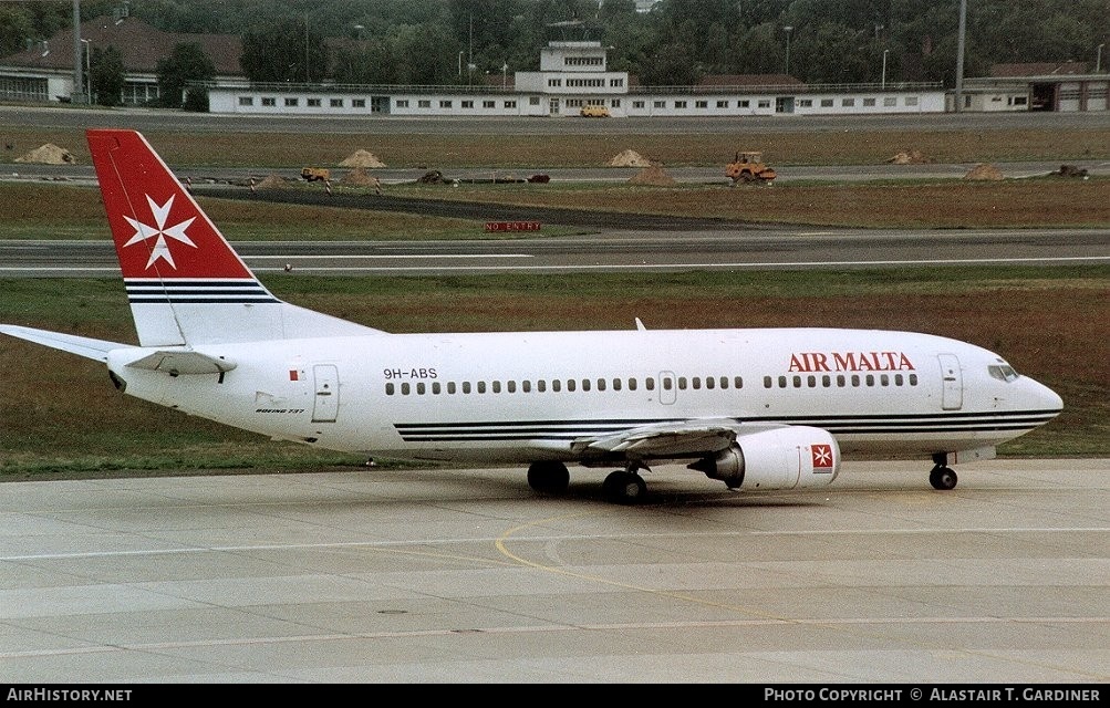 Aircraft Photo of 9H-ABS | Boeing 737-3Y5 | Air Malta | AirHistory.net #58363