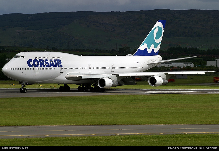 Aircraft Photo of F-GSKY | Boeing 747-312 | Corsair | AirHistory.net #58365