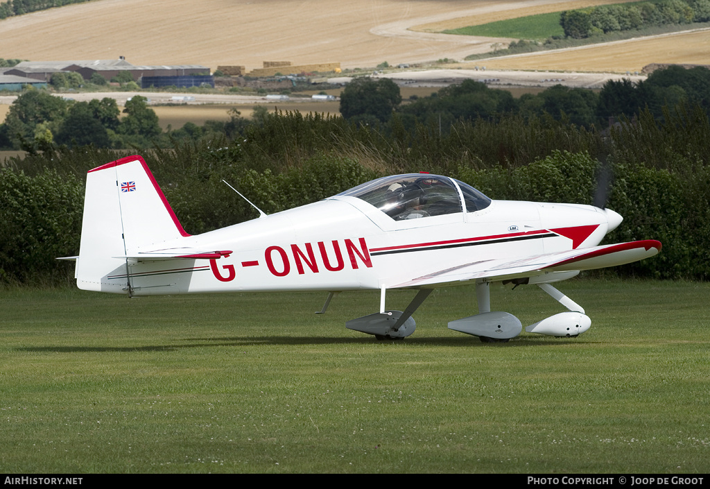 Aircraft Photo of G-ONUN | Van's RV-6A | AirHistory.net #58366