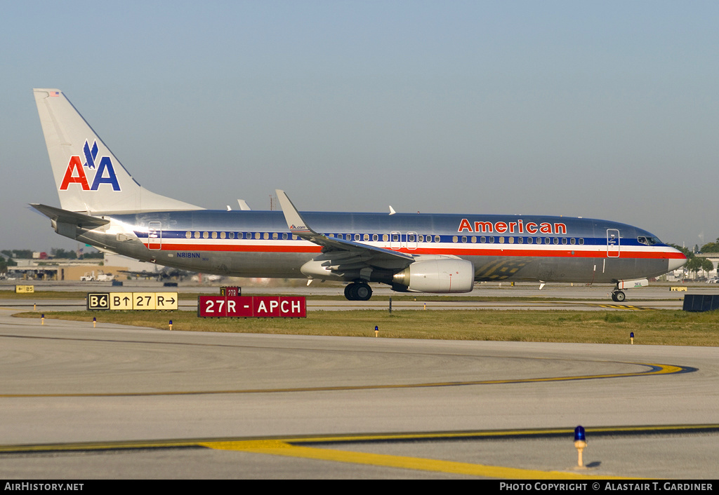Aircraft Photo of N818NN | Boeing 737-823 | American Airlines | AirHistory.net #58378