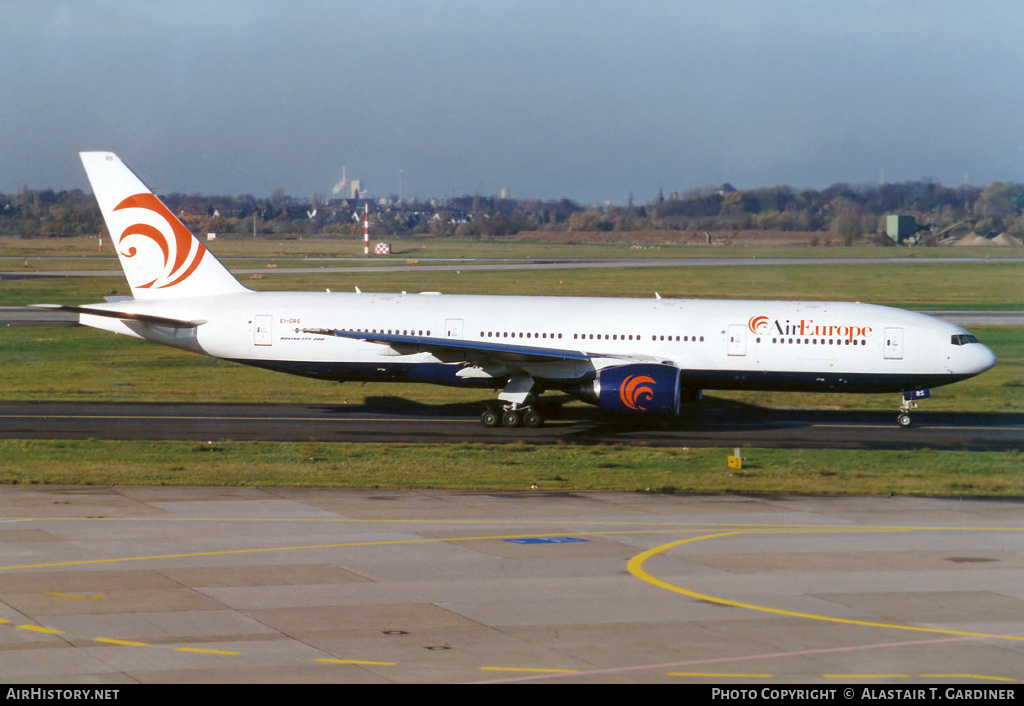 Aircraft Photo of EI-CRS | Boeing 777-2Q8/ER | Air Europe | AirHistory.net #58379