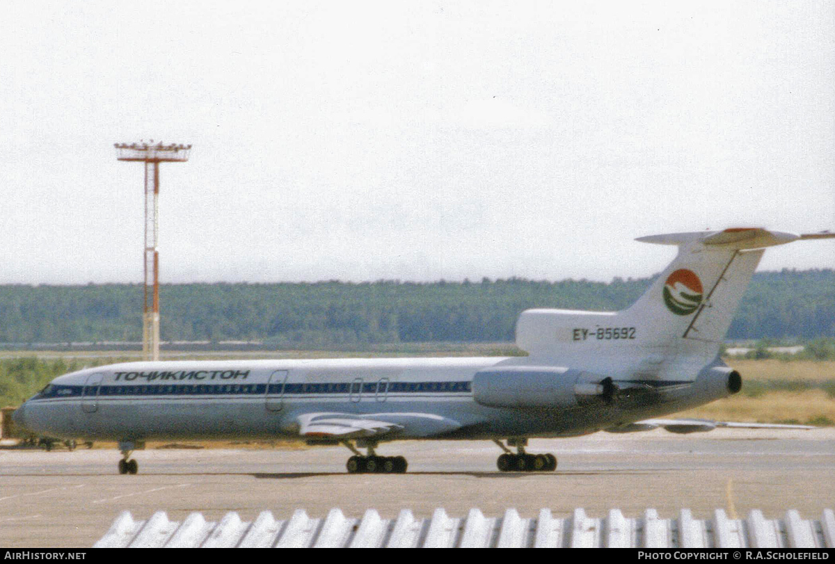 Aircraft Photo of EY-85692 | Tupolev Tu-154M | Tajikistan Airlines | AirHistory.net #58416
