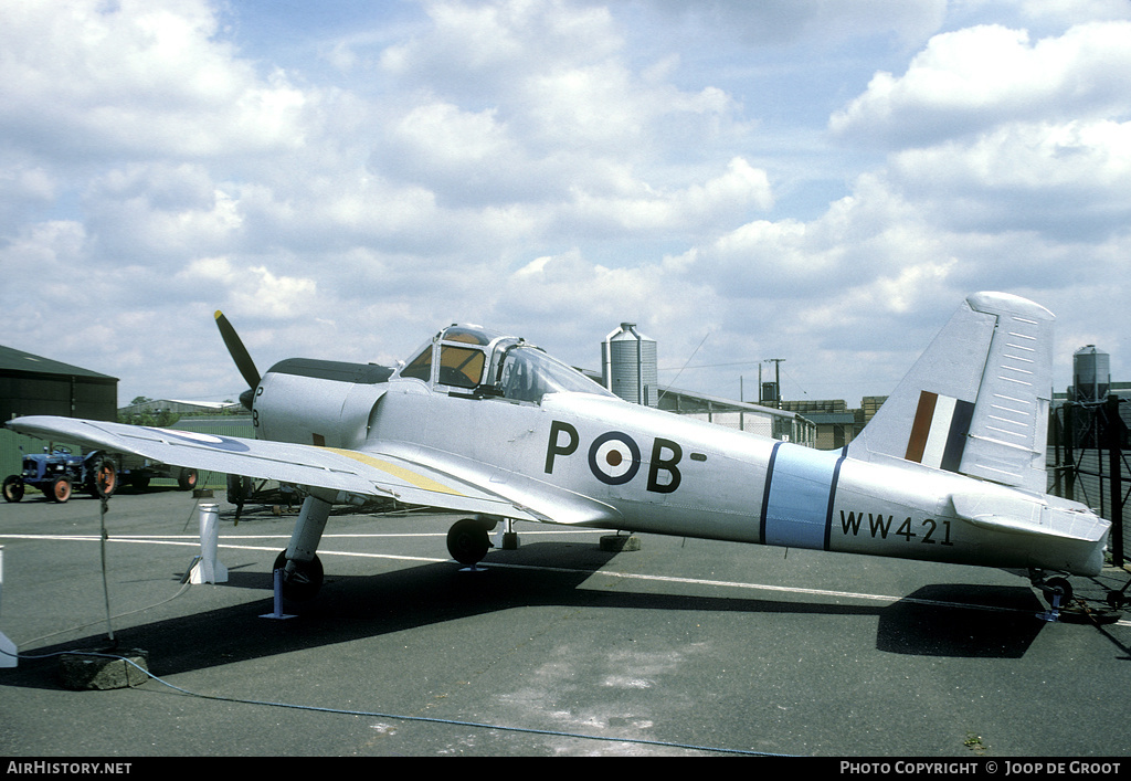 Aircraft Photo of G-BZRE / WW421 | Percival P.56 Provost T1 | UK - Air Force | AirHistory.net #58420