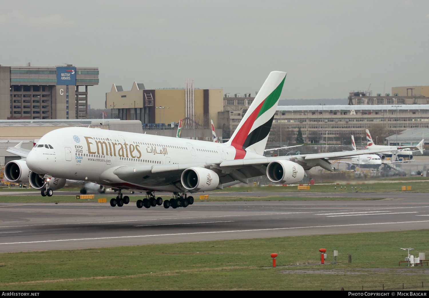 Aircraft Photo of A6-EDU | Airbus A380-861 | Emirates | AirHistory.net #58422