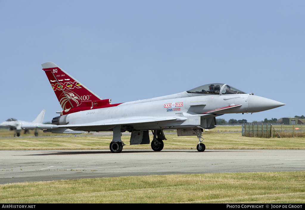 Aircraft Photo of ZK353 | Eurofighter EF-2000 Typhoon FGR4 | UK - Air Force | AirHistory.net #58425