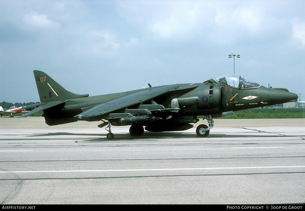 Aircraft Photo of ZD462 | British Aerospace Harrier GR7 | UK - Air Force | AirHistory.net #58435