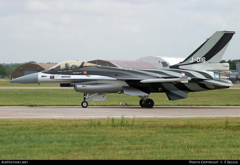 Aircraft Photo of J-016 | General Dynamics F-16AM Fighting Falcon | Netherlands - Air Force | AirHistory.net #58444