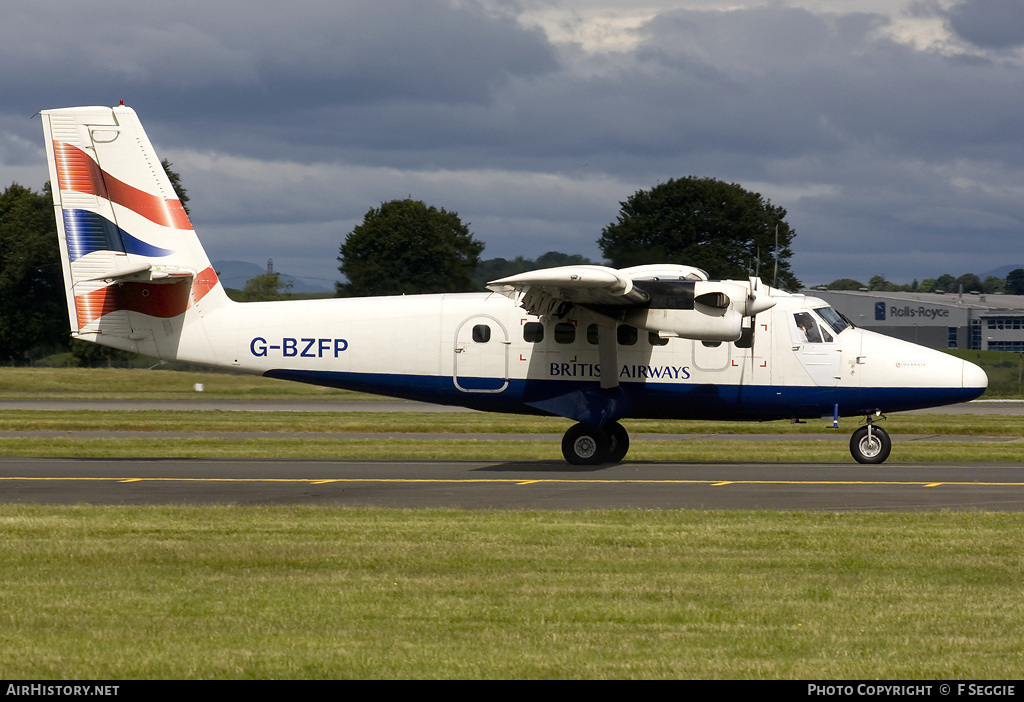 Aircraft Photo of G-BZFP | De Havilland Canada DHC-6-300 Twin Otter | British Airways | AirHistory.net #58457