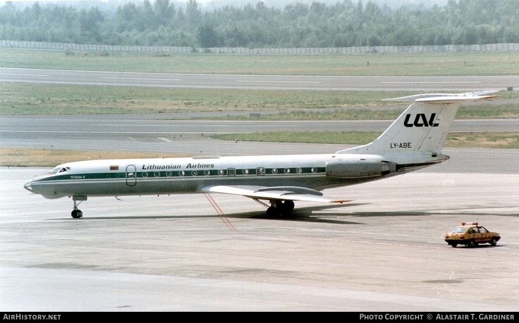 Aircraft Photo of LY-ABE | Tupolev Tu-134A-3 | Lithuanian Airlines | AirHistory.net #58461