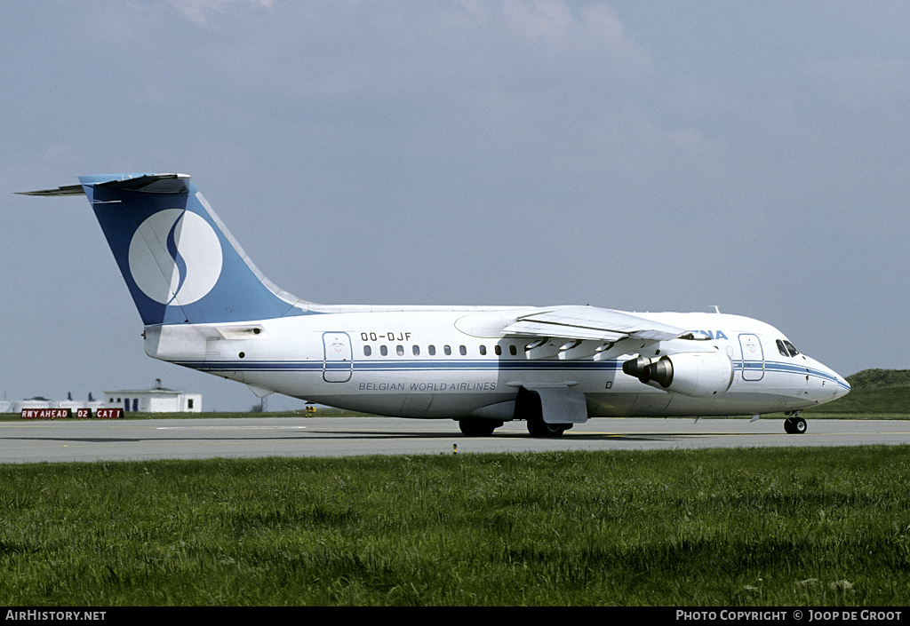 Aircraft Photo of OO-DJF | British Aerospace BAe-146-200 | Sabena | AirHistory.net #58464