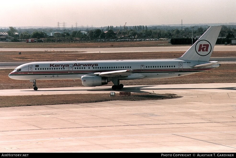 Aircraft Photo of 5Y-BGI | Boeing 757-23A | Kenya Airways | AirHistory.net #58466