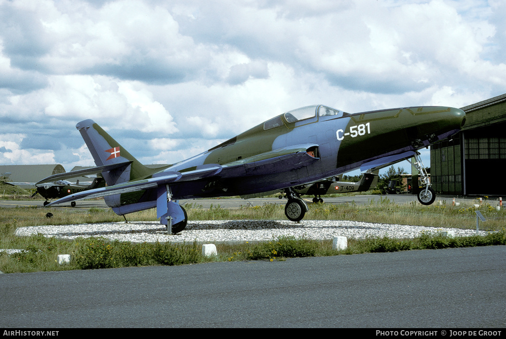 Aircraft Photo of C-581 | Republic RF-84F Thunderflash | Denmark - Air Force | AirHistory.net #58512