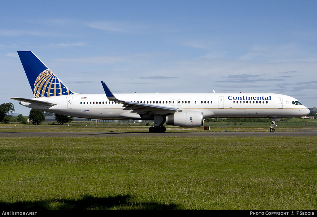 Aircraft Photo of N18119 | Boeing 757-224 | Continental Airlines | AirHistory.net #58514