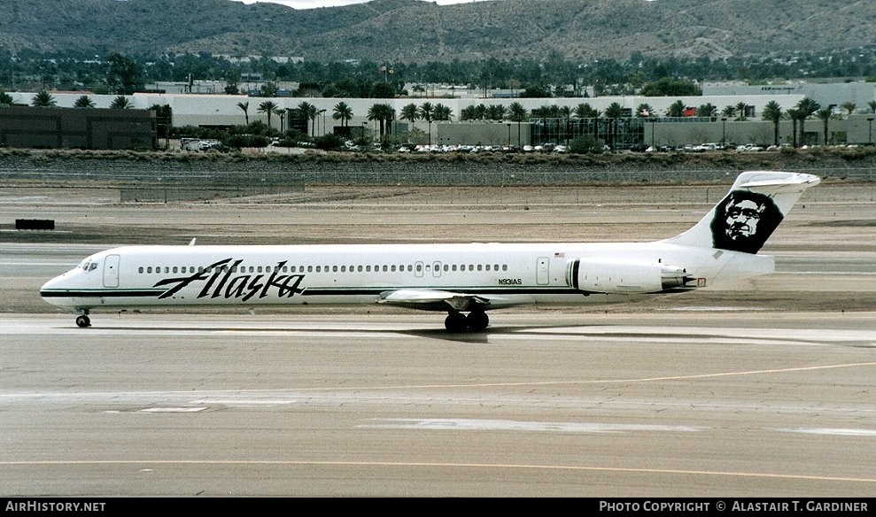 Aircraft Photo of N931AS | McDonnell Douglas MD-83 (DC-9-83) | Alaska Airlines | AirHistory.net #58518