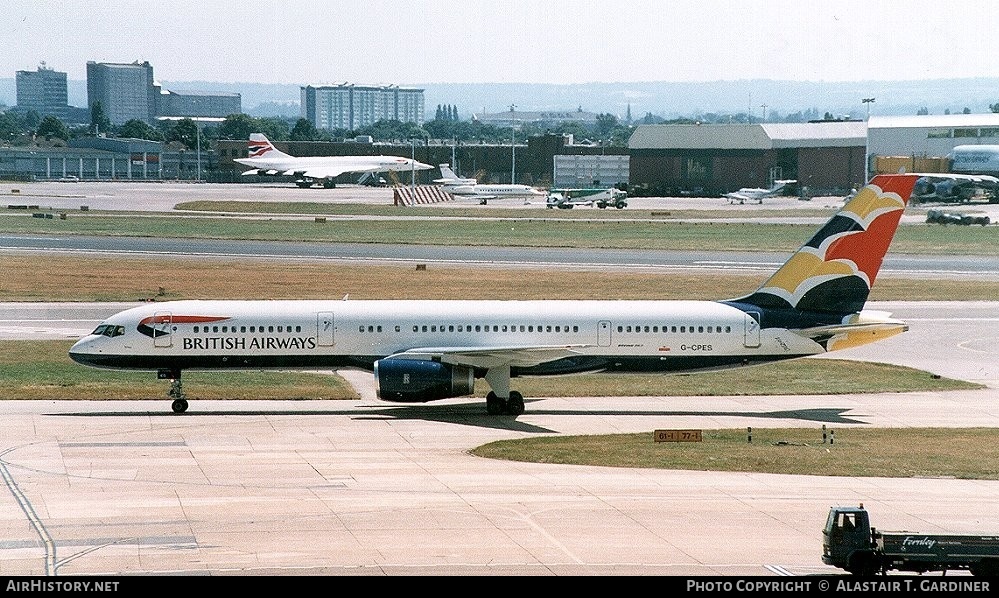 Aircraft Photo of G-CPES | Boeing 757-236 | British Airways | AirHistory.net #58527