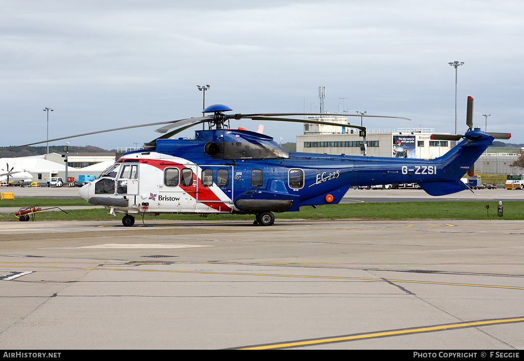 Aircraft Photo of G-ZZSI | Eurocopter EC-225LP Super Puma Mk2+ | Bristow Helicopters | AirHistory.net #58530