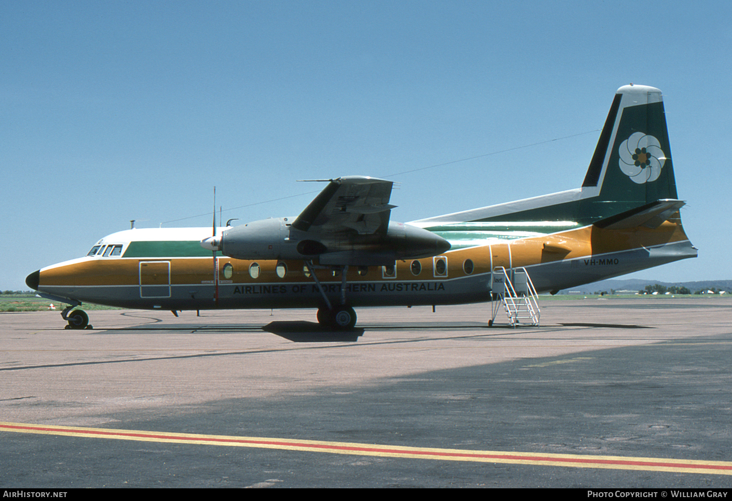 Aircraft Photo of VH-MMO | Fokker F27-200 Friendship | Airlines of Northern Australia | AirHistory.net #58564