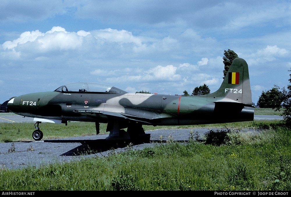 Aircraft Photo of FT24 | Lockheed T-33A | Belgium - Air Force | AirHistory.net #58571