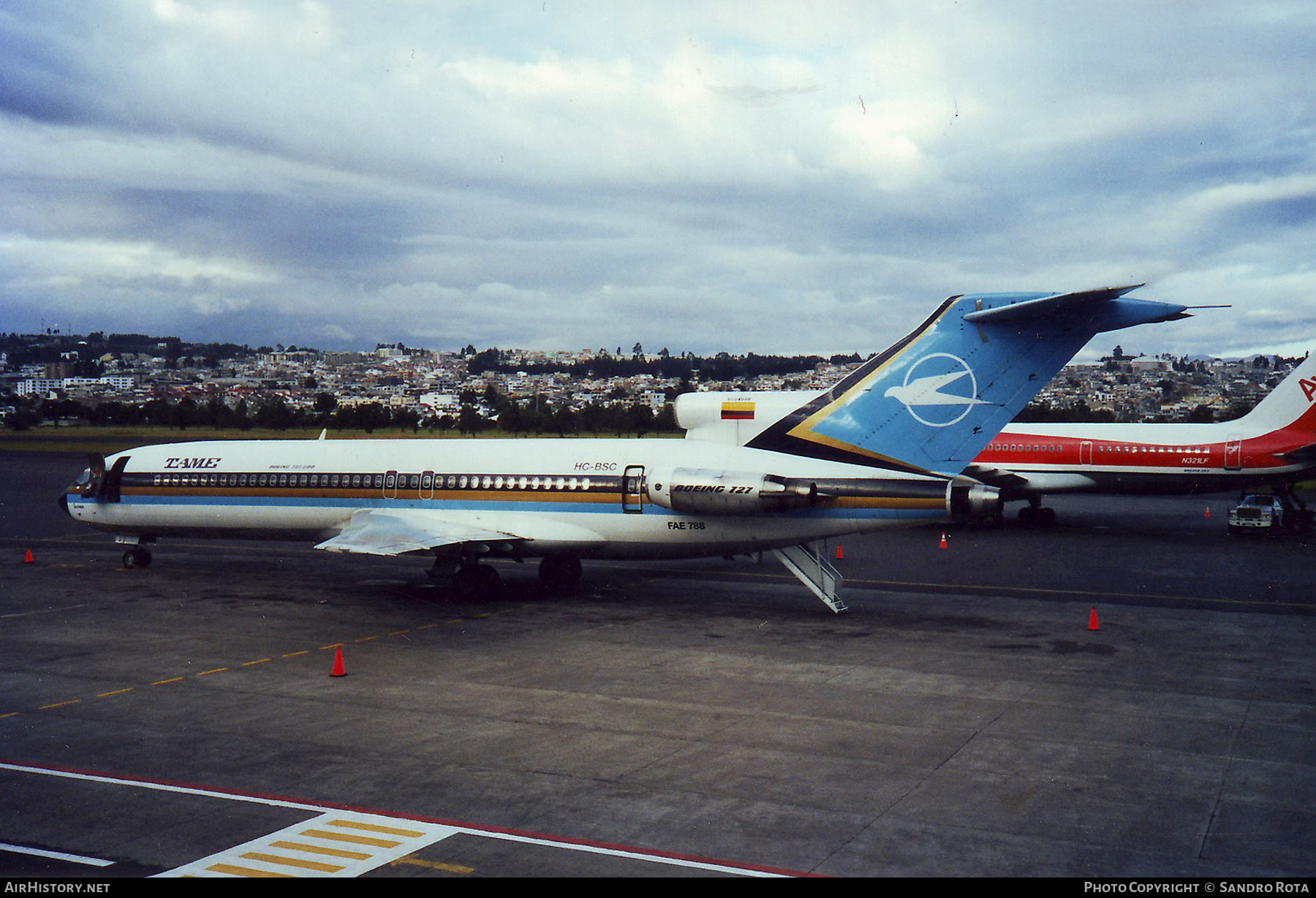 Aircraft Photo of HC-BSC / FAE-788 | Boeing 727-230/Adv | TAME - Transportes Aéreos Militares Ecuatorianos | AirHistory.net #58572