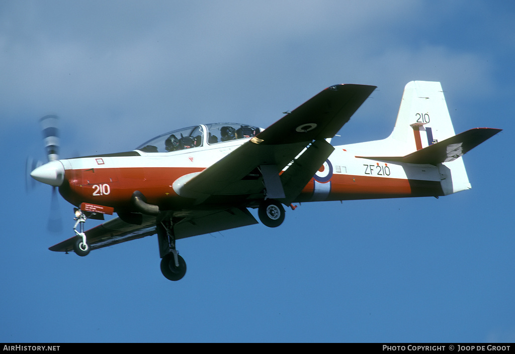 Aircraft Photo of ZF210 | Short S-312 Tucano T1 | UK - Air Force | AirHistory.net #58582