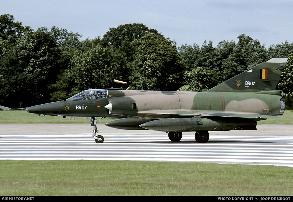 Aircraft Photo of BR07 | Dassault Mirage 5BR | Belgium - Air Force | AirHistory.net #58598