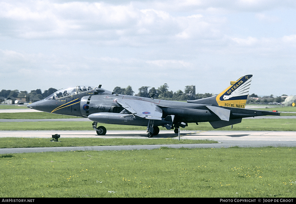 Aircraft Photo of ZB603 | Hawker Siddeley Harrier T4 | UK - Navy | AirHistory.net #58599