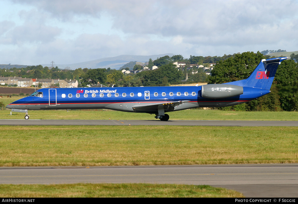 Aircraft Photo of G-RJXF | Embraer ERJ-145EP (EMB-145EP) | British Midland Airways - BMA | AirHistory.net #58603