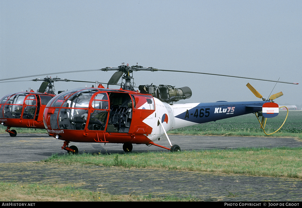 Aircraft Photo of A-465 | Sud SE-3160 Alouette III | Netherlands - Air Force | AirHistory.net #58611