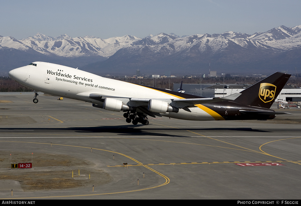 Aircraft Photo of N570UP | Boeing 747-44AF/SCD | United Parcel Service - UPS | AirHistory.net #58627