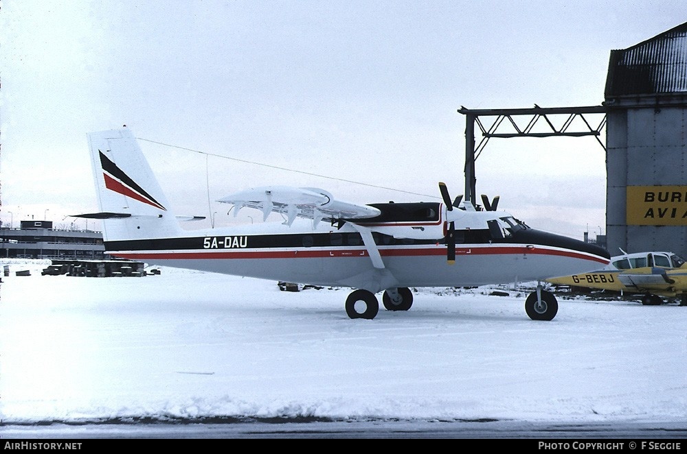 Aircraft Photo of 5A-DAU | De Havilland Canada DHC-6-300 Twin Otter | AirHistory.net #58644