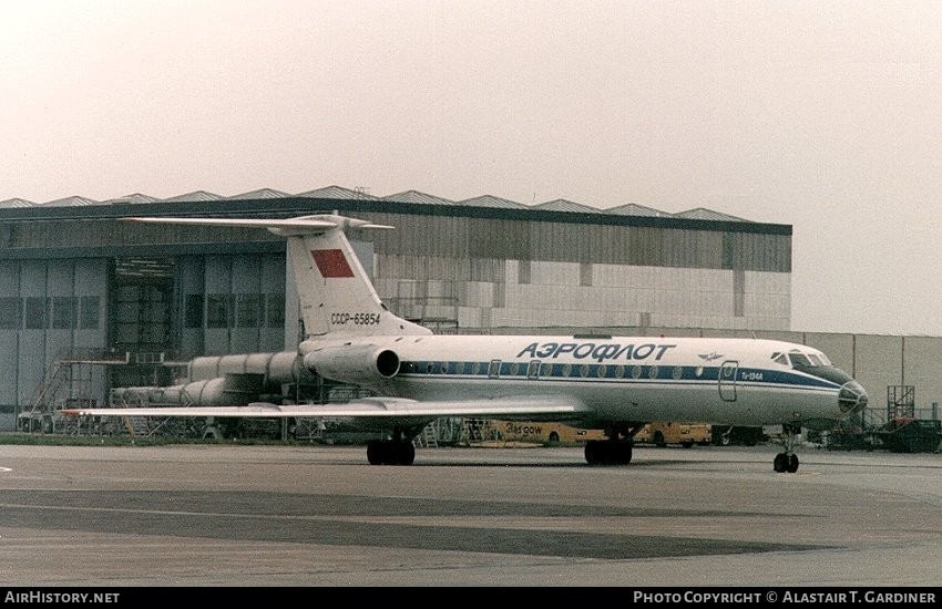 Aircraft Photo of CCCP-65854 | Tupolev Tu-134A | Aeroflot | AirHistory.net #58655