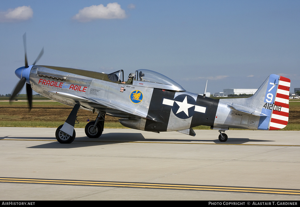 Aircraft Photo of N98CF / NL98CF / 412018 | North American P-51K Mustang | USA - Air Force | AirHistory.net #58656