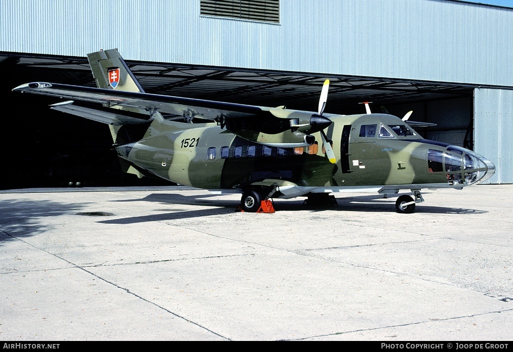 Aircraft Photo of 1521 | Let L-410FG Turbolet | Slovakia - Air Force | AirHistory.net #58659