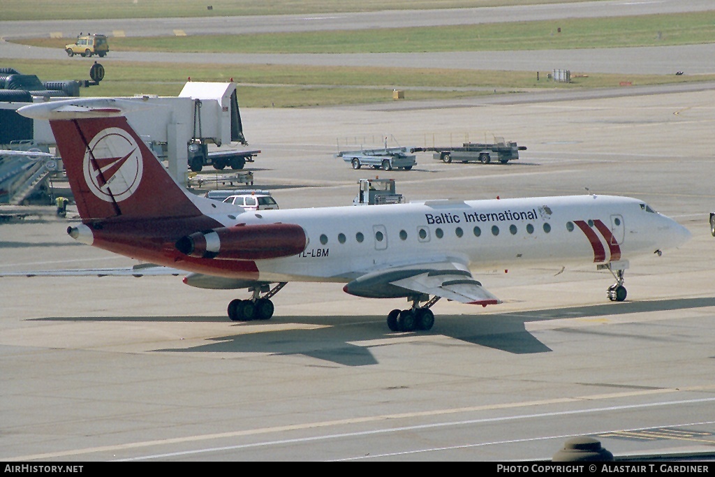 Aircraft Photo of YL-LBM | Tupolev Tu-134B-3 | Baltic International | AirHistory.net #58665