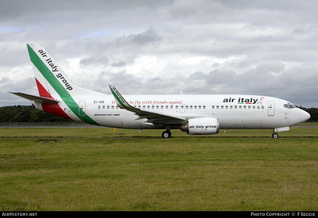 Aircraft Photo of EI-IGR | Boeing 737-36N | Air Italy | AirHistory.net #58684
