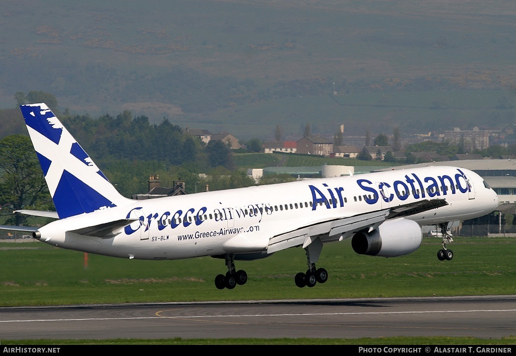 Aircraft Photo of SX-BLW | Boeing 757-236 | Air-Scotland | AirHistory.net #58686