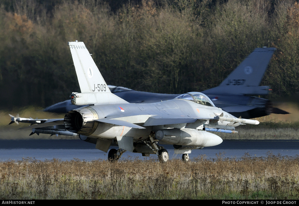 Aircraft Photo of J-509 | General Dynamics F-16AM Fighting Falcon | Netherlands - Air Force | AirHistory.net #58690