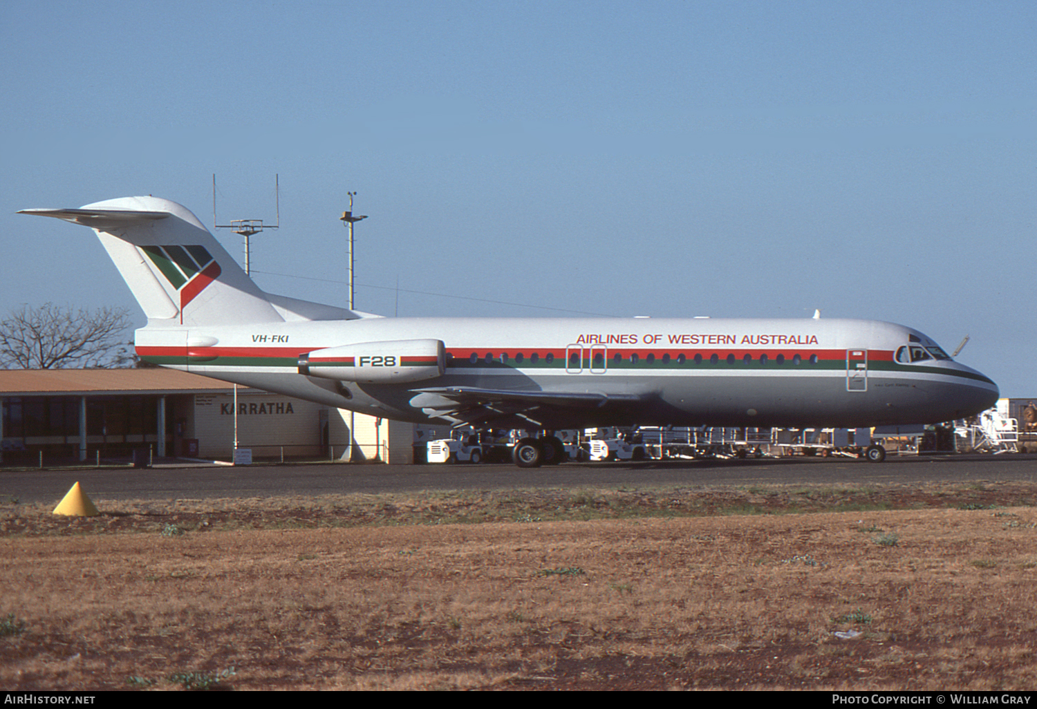 Aircraft Photo of VH-FKI | Fokker F28-4000 Fellowship | Airlines of Western Australia | AirHistory.net #58691