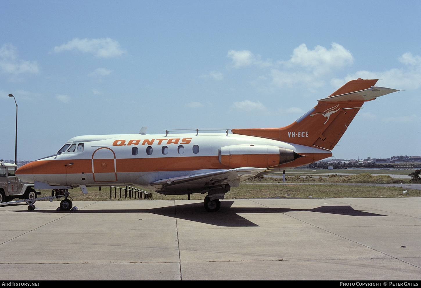 Aircraft Photo of VH-ECE | Hawker Siddeley HS-125-3B | Qantas | AirHistory.net #58693