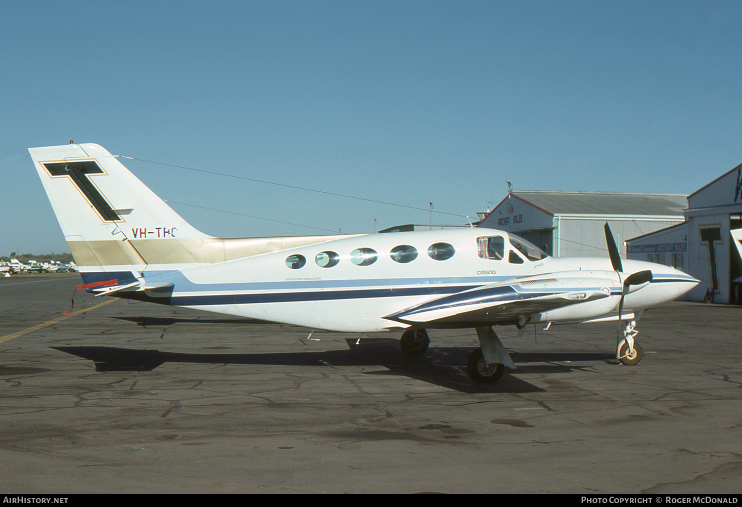 Aircraft Photo of VH-TRC | Cessna 421C Executive Commuter | Trans West Airlines | AirHistory.net #58705