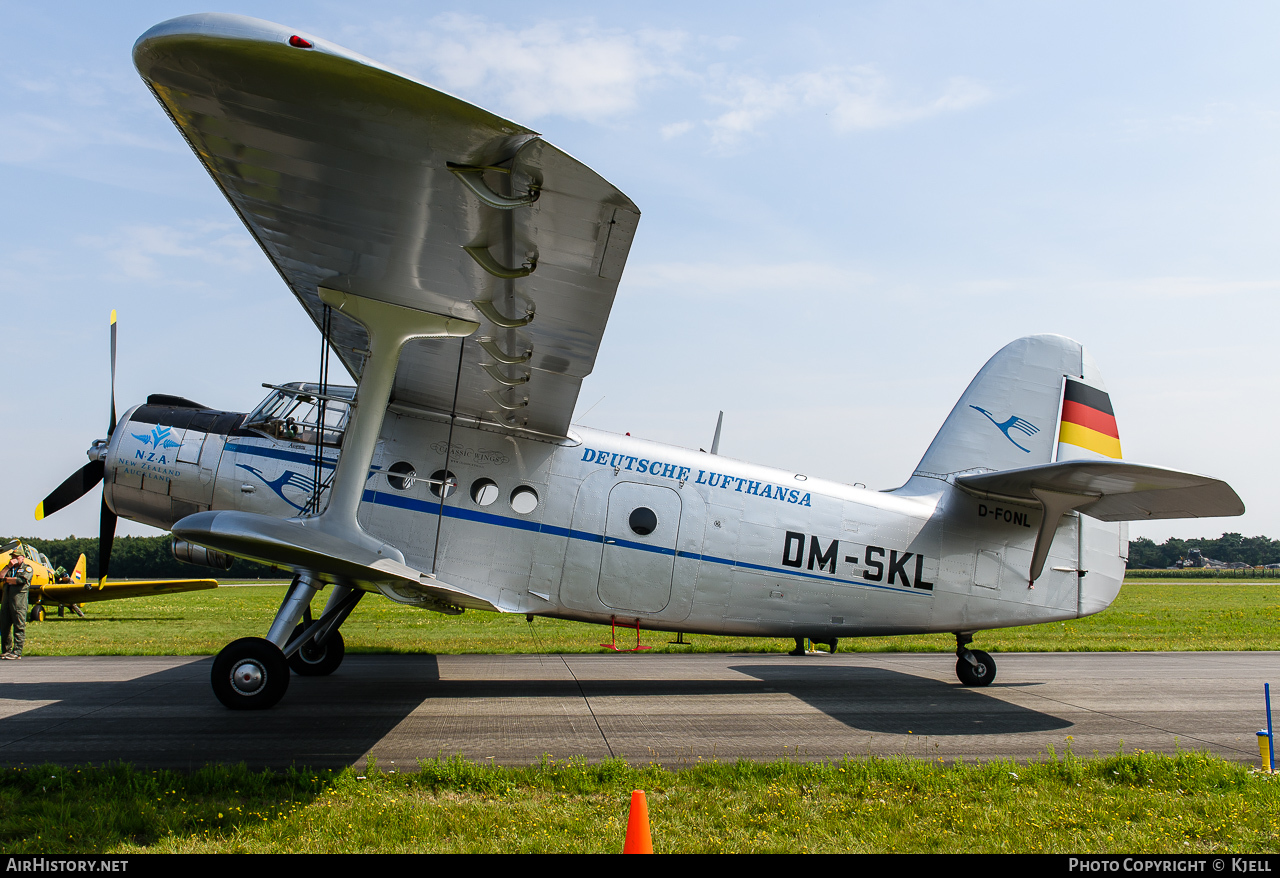 Aircraft Photo of D-FONL / DM-SKL | Antonov An-2S | Classic Wings | Deutsche Lufthansa | AirHistory.net #58732