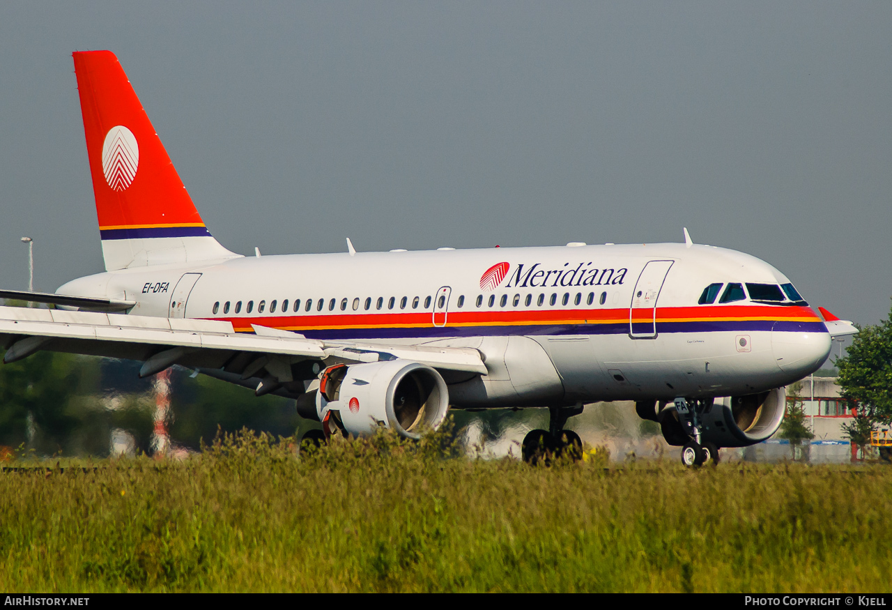 Aircraft Photo of EI-DFA | Airbus A319-112 | Meridiana | AirHistory.net #58737