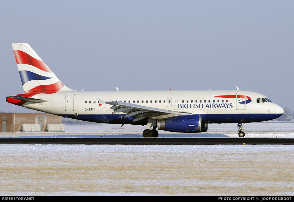 Aircraft Photo of G-EUPH | Airbus A319-131 | British Airways | AirHistory.net #58791