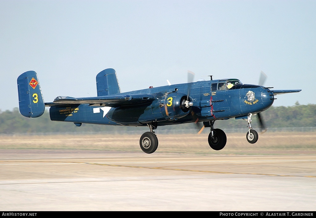 Aircraft Photo of N9643C | North American B-25J Mitchell | Commemorative Air Force | USA - Air Force | AirHistory.net #58798