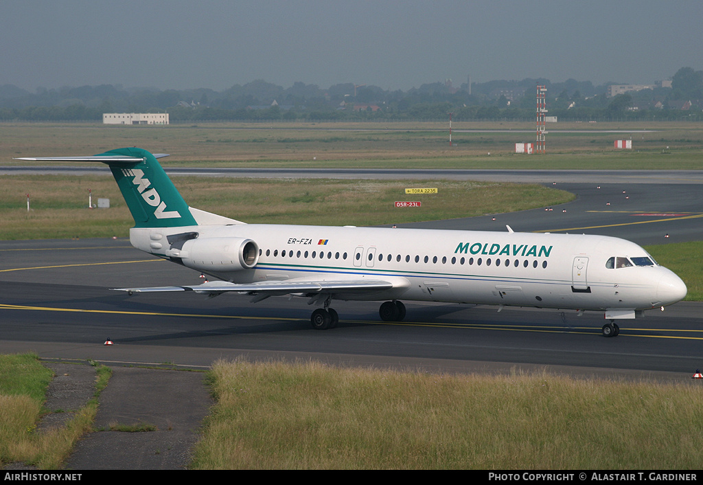 Aircraft Photo of ER-FZA | Fokker 100 (F28-0100) | Moldavian Airlines - MDV | AirHistory.net #58811
