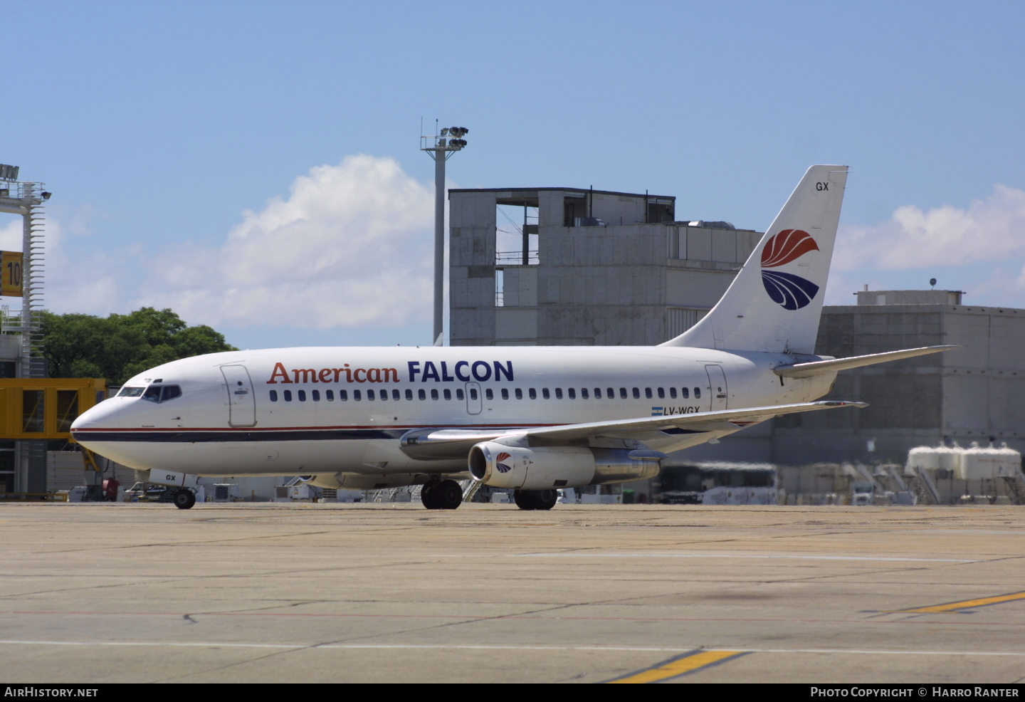 Aircraft Photo of LV-WGX | Boeing 737-2P6/Adv | American Falcon Aerolíneas | AirHistory.net #58815