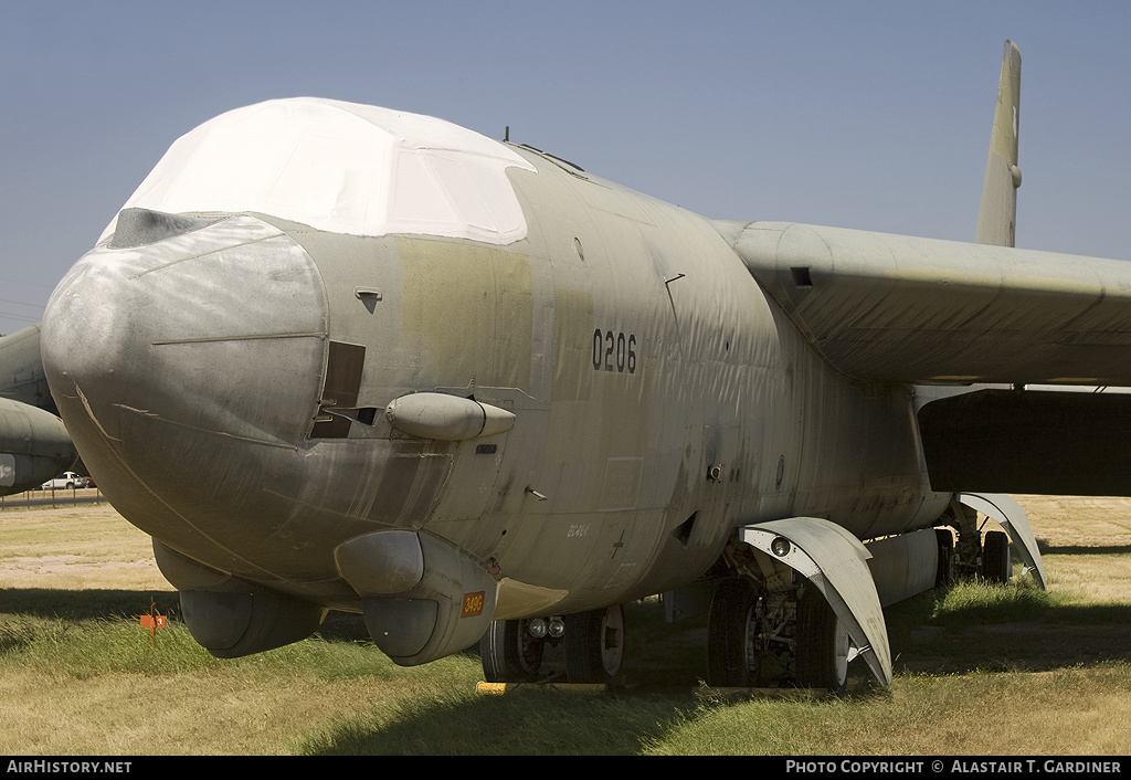 Aircraft Photo of 58-0206 | Boeing B-52G Stratofortress | USA - Air Force | AirHistory.net #58816